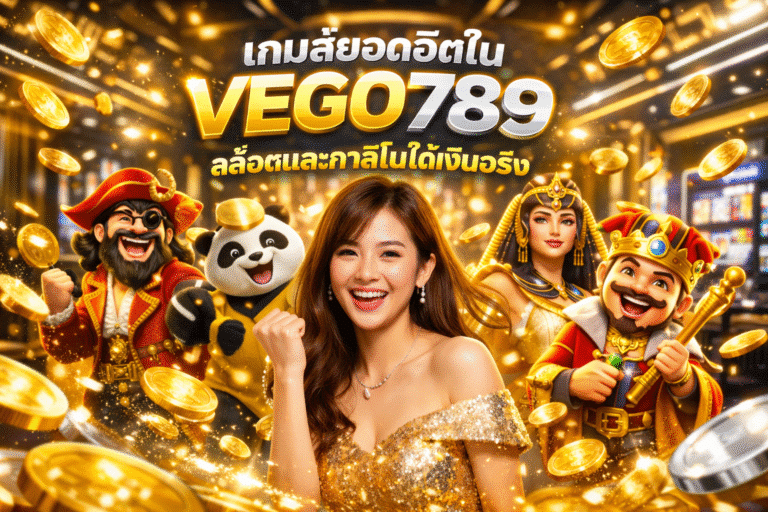 เกมส์ยอดฮิตใน VEGO789 สล็อตและคาสิโนได้เงินจริง
