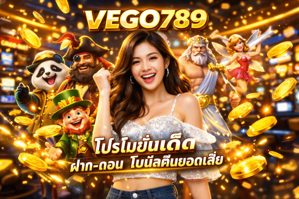 VEGO789 โปรโมชั่นเด็ด ฝาก-ถอน โบนัสคืนยอดเสีย