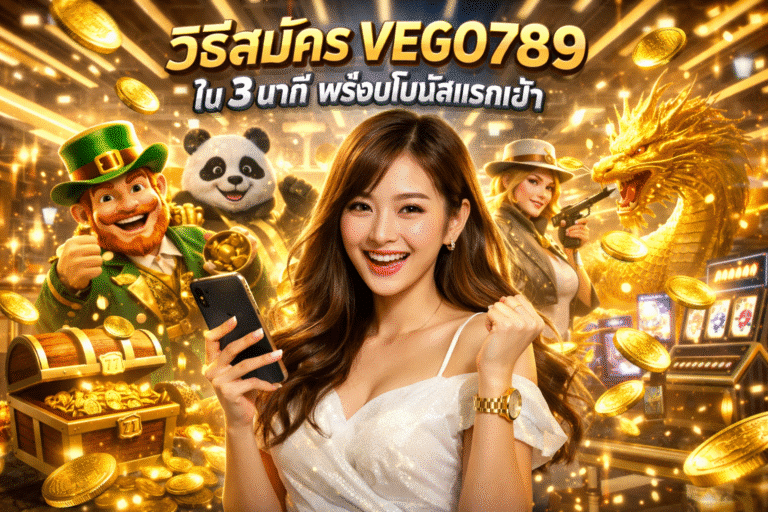 วิธีสมัคร VEGO789 ใน 3 นาที พร้อมโบนัสแรกเข้า